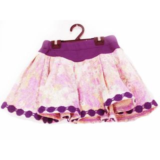 アナスイ(ANNA SUI)の【値下げ!】[アナスイミニ/ANNA SUI mini]100cm スカート 紫系【中古】子供服 キッズ kids 女の子 秋冬 020132 bottoms(スカート)