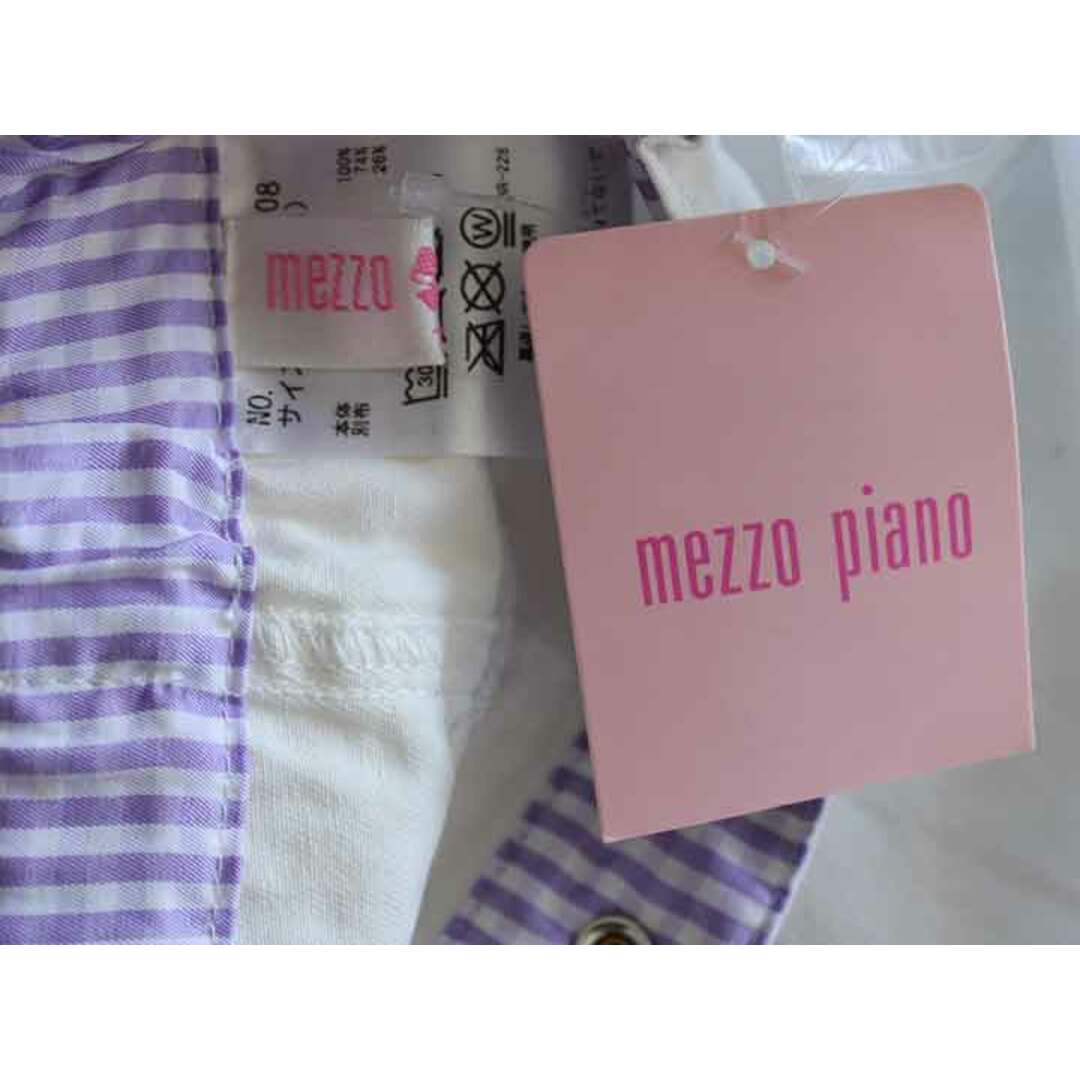 mezzo piano(メゾピアノ)の新品 未使用品†メゾピアノ/mezzo piano†140cm スカート 白 21年製 ベルト付 子供服 キッズ kids ジュニア 女の子 春夏秋 704032 bottoms キッズ/ベビー/マタニティのキッズ服女の子用(90cm~)(スカート)の商品写真