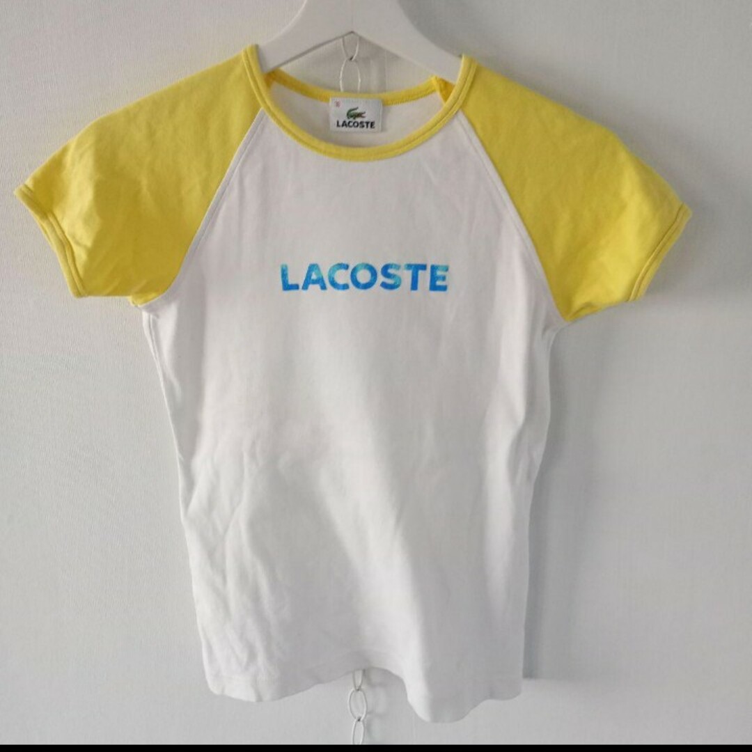 LACOSTE(ラコステ)のLACOSTEラコステプリントラグラン半袖Tシャツ レディースのトップス(Tシャツ(半袖/袖なし))の商品写真