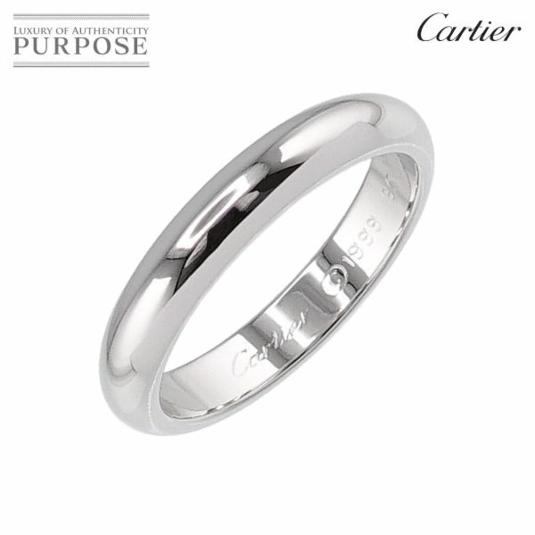 Cartier(カルティエ)のカルティエ Cartier クラシック #59 リング 幅3.9mm Pt プラチナ 指輪 VLP 90220006 レディースのアクセサリー(リング(指輪))の商品写真