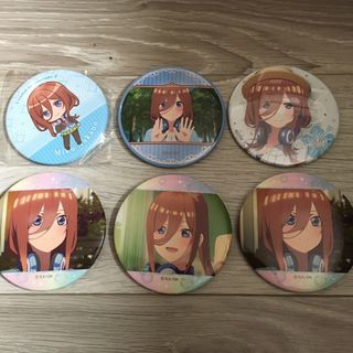 五等分の花嫁　缶バッジ　中野三玖　6点(キャラクターグッズ)