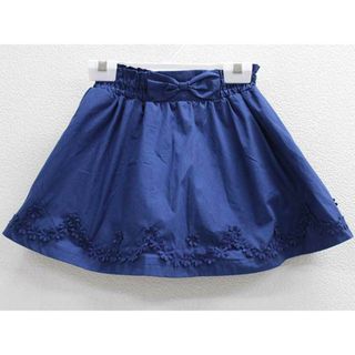 ニットプランナー(KP)の▽ニットプランナー/KP▽120cm インナーパンツ付きスカート 紺【中古】子供服 キッズ kids 女の子 春夏 217032 bottoms(スカート)