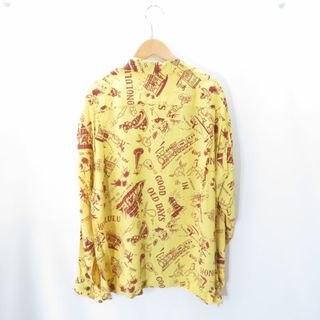 SUN SURF RAYON L/S HAWAIIAN SHIRT GOOD OLD DAYS SS28781 Size-XXL (シャツ)