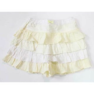 mezzo piano - ☆メゾピアノ/mezzo piano☆120cm キュロットスカート 黄色 【中古】子供服 キッズ kids 女の子 春夏 131032 bottoms