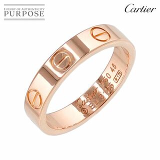 カルティエ(Cartier)のカルティエ Cartier ミニラブ #48 リング K18 PG ピンクゴールド 750 指輪 VLP 90222846(リング(指輪))