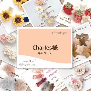 CharIes様専用ページです♡ベビーヘアクリップ (ファッション雑貨)