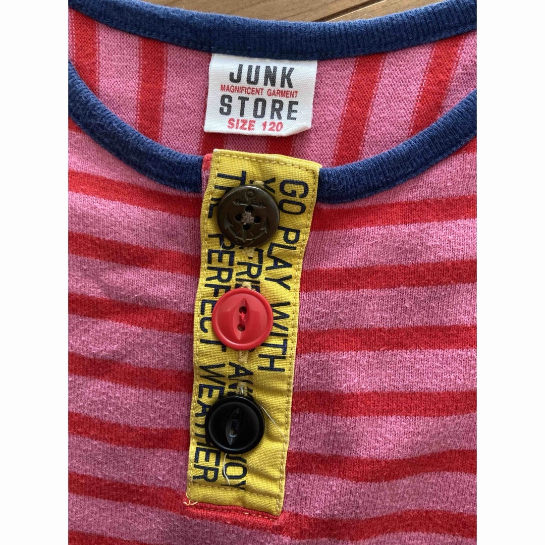 JUNK STORE(ジャンクストアー)のJUNK STORE ワンピース120cm キッズ/ベビー/マタニティのキッズ服女の子用(90cm~)(ワンピース)の商品写真