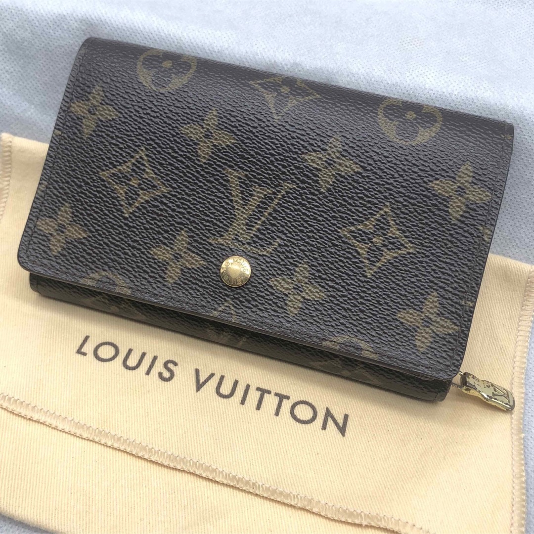 LOUIS VUITTON(ルイヴィトン)の買取見積書有　ルイヴィトン　ポルトモネ　ビエ　トレゾール保存袋付　訳有り レディースのファッション小物(財布)の商品写真