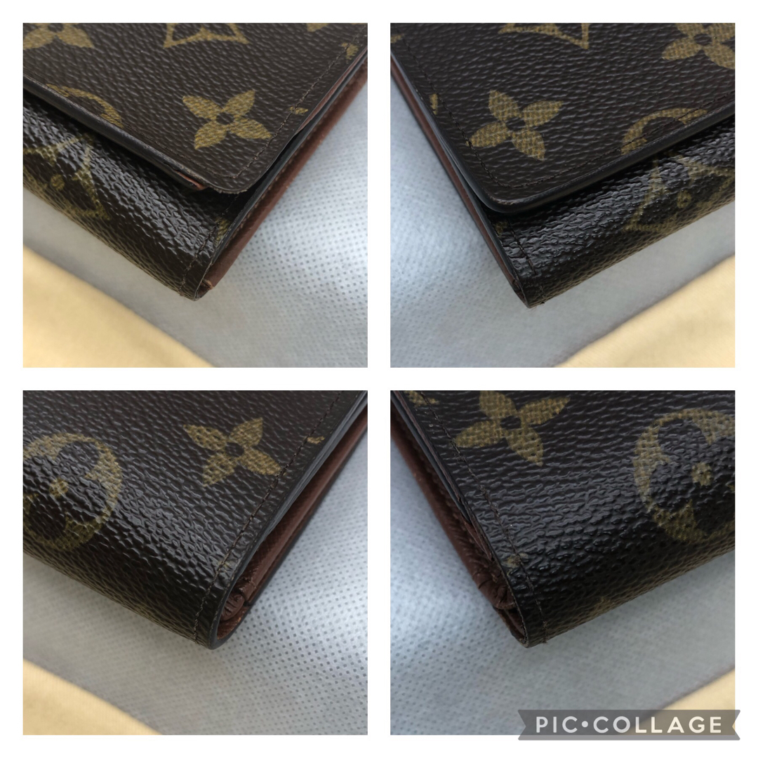 LOUIS VUITTON(ルイヴィトン)の買取見積書有　ルイヴィトン　ポルトモネ　ビエ　トレゾール保存袋付　訳有り レディースのファッション小物(財布)の商品写真