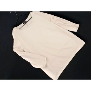 インディヴィ(INDIVI)のインディヴィ タックスリーブ カットソー size38/アイボリー ■◇ レディース(シャツ/ブラウス(長袖/七分))