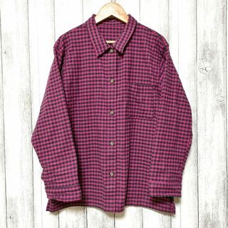 ユニクロ(UNIQLO)のUNIQLO ユニクロ (S)　チェックブラウス　パジャマ　ルームウェア(パジャマ)