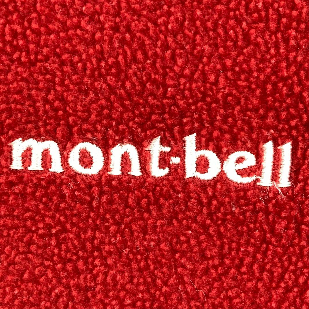 mont bell(モンベル)のmont-bell モンベル フリース　クリマプラス　フード付き　刺繍 レディースのトップス(パーカー)の商品写真