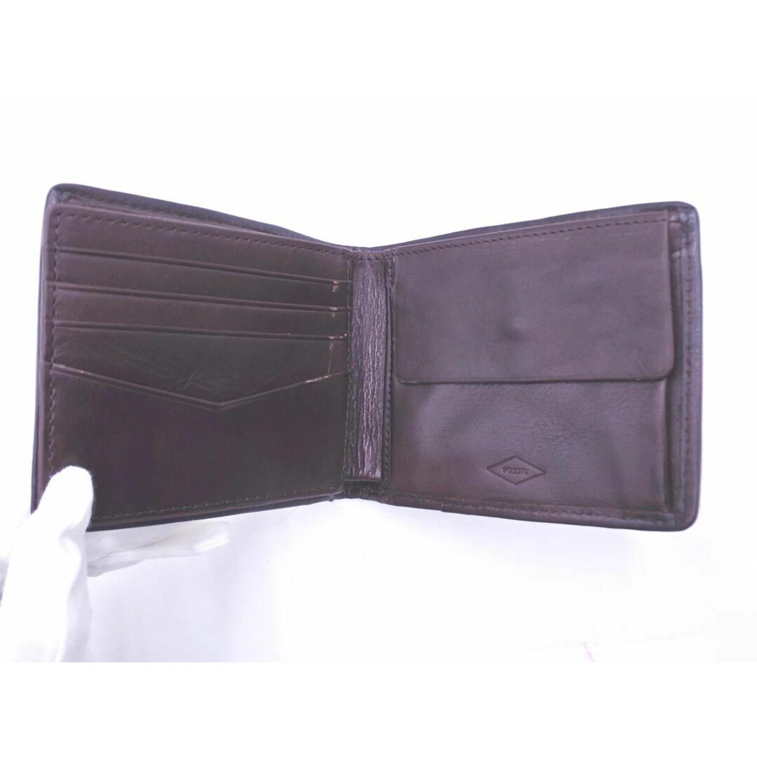 FOSSIL(フォッシル)のFOSSIL フォッシル 二つ折り 財布 グレー ■■ メンズ メンズのファッション小物(折り財布)の商品写真