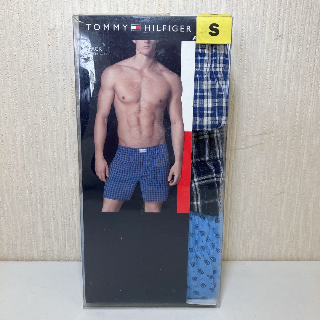 TOMMY HILFIGER(トミーヒルフィガー)のＮ　新品 TOMMY HILFIGER WOVENボクサーパンツ 3枚セット メンズのアンダーウェア(ボクサーパンツ)の商品写真