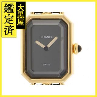 シャネル(CHANEL)のシャネル　プルミエールM　H0001　クオーツ　GP/革　レディース【430】(腕時計)