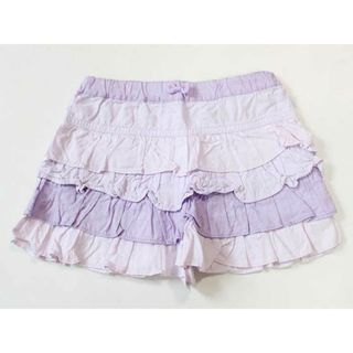 ☆メゾピアノ/mezzo piano☆110cm キュロットスカート 紫 【中古】子供服 キッズ kids 女の子 春夏 131032 bottoms