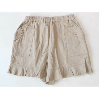 ☆コムサ・フィユ/COMME CA FILLE☆150-160cm キュロットスカート ベージュ 麻混 【中古】子供服 キッズ kids ジュニア 女の子 春夏 013032 bottoms