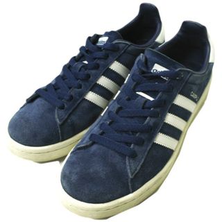 アディダス(adidas)のadidas アディダス CAMPUS キャンパス BZ0086 US6(24cm) DARK BLUE/RUNNING WHITE/CHALK WHITE スニーカー シューズ【中古】【adidas】(スニーカー)