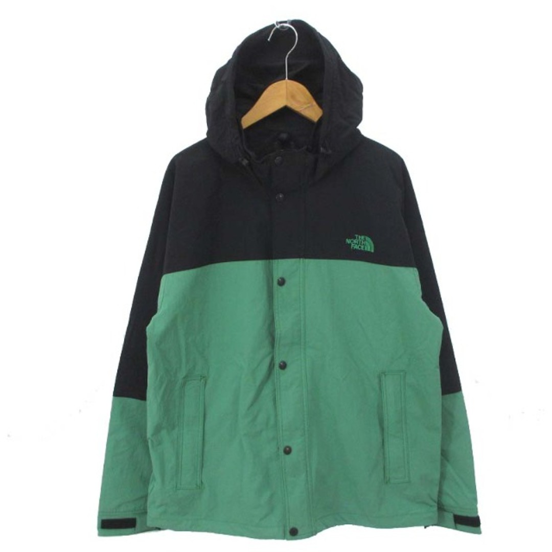 ザノースフェイス ハイドレナウィンドジャケット NP72131 黒 緑 XL ザノースフェイス ハイドレナウィンドジャケット NP72131 黒 緑 XL
