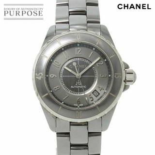 シャネル(CHANEL)のシャネル CHANEL J12 クロマティック 38mm H2979 メンズ 腕時計 グレー 文字盤 オートマ 自動巻き ウォッチ VLP 90226928(腕時計(アナログ))