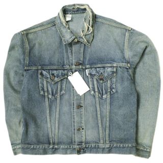 N.HOOLYWOOD x New Manual エヌハリウッド ミスターハリウッド ニューマニュアル 23SS 別注 日本製 DENIM JACKET 11.8oz ダメージ加工デニムジャケット NH-NM-001 42 BLUE Gジャン ベルベルジン アウター【新古品】【中古】【N.HOOLYWOOD × New Manual】