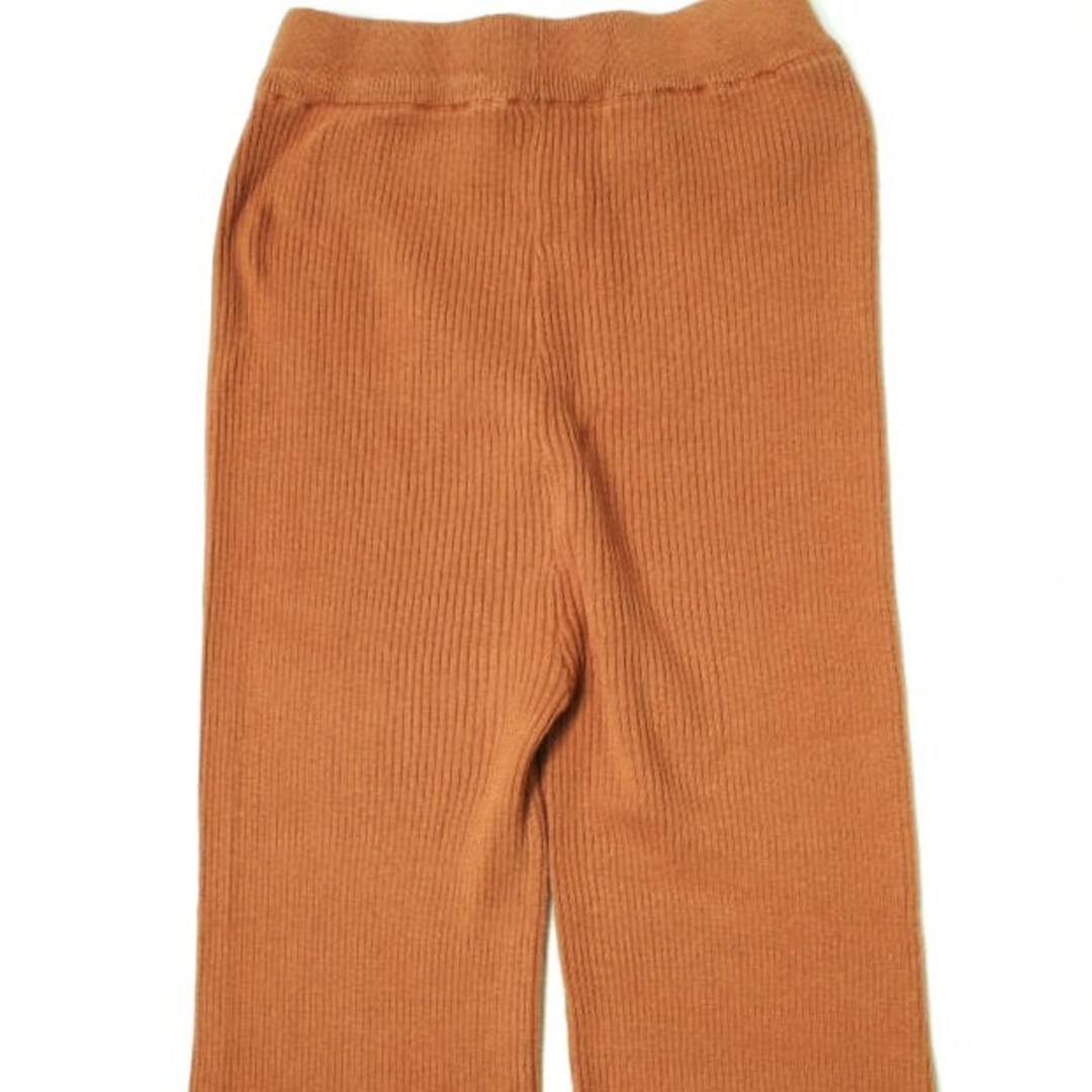 PERVERZE パーバーズ 20SS Cotton Rib Line Pants コットンリブラインパンツ 0120010503 Free オレンジ カットオフ イージー フレア ボトムス【中古】【PERVERZE】 レディースのパンツ(カジュアルパンツ)の商品写真