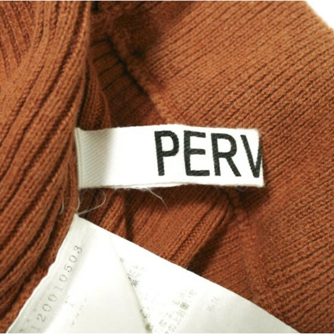 PERVERZE パーバーズ 20SS Cotton Rib Line Pants コットンリブラインパンツ 0120010503 Free オレンジ カットオフ イージー フレア ボトムス【中古】【PERVERZE】 レディースのパンツ(カジュアルパンツ)の商品写真