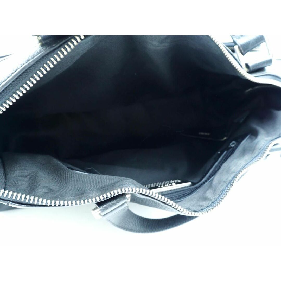 DKNY(ダナキャランニューヨーク)のDKNY ダナキャランニューヨーク レザー ハンド バッグ 黒 ■■ レディース レディースのバッグ(ハンドバッグ)の商品写真