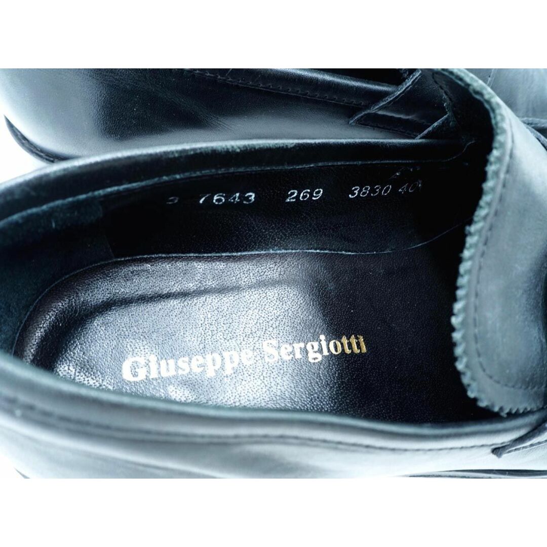 Giuseppe Sergiotti ジュゼッペセルジオッティ レザー ローファー シューズ size40（25ｃｍくらい）/黒 ■■ メンズ メンズの靴/シューズ(その他)の商品写真