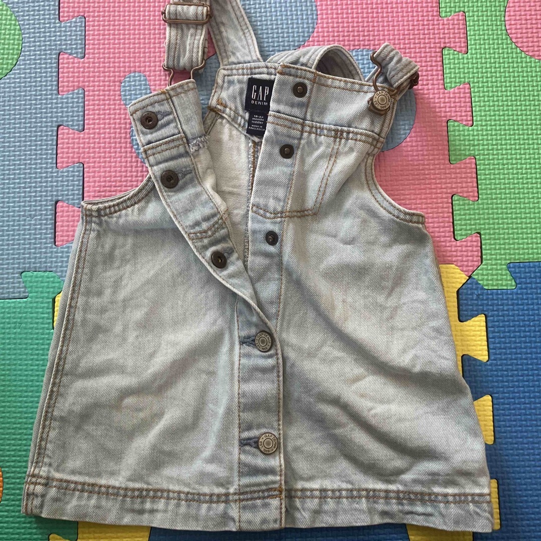 GAP(ギャップ)のサロペット　GAP キッズ/ベビー/マタニティのキッズ服女の子用(90cm~)(ワンピース)の商品写真