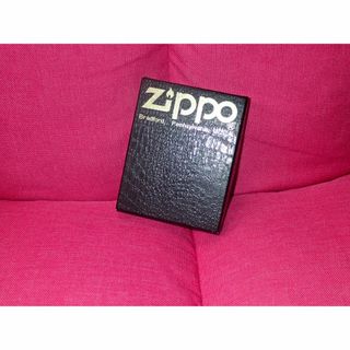 ZIPPO - 箱のみ　ZIPPOクロコ柄　ブラック　