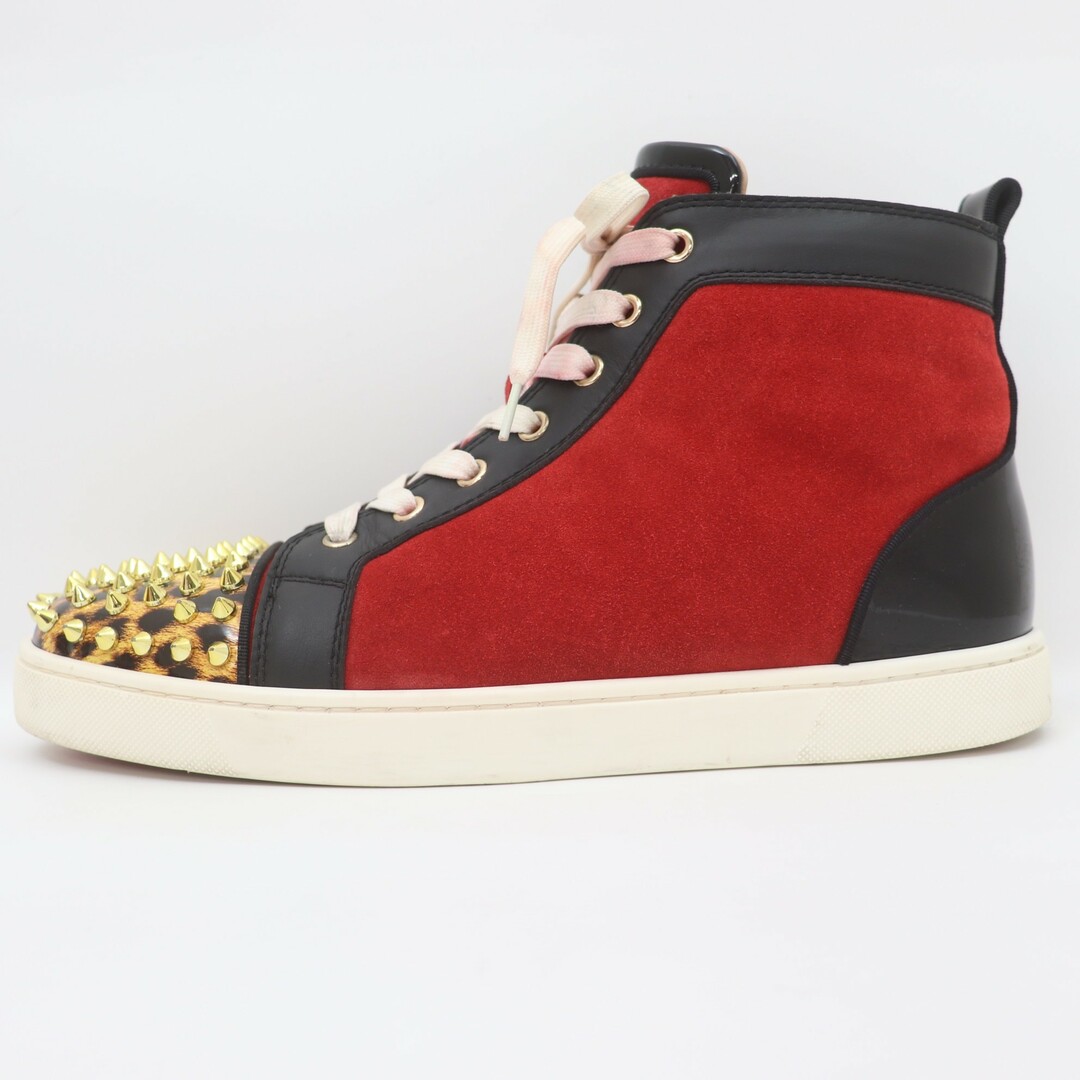 Christian Louboutin(クリスチャンルブタン)のITAPB9DJ7KBY Christian Louboutin クリスチャンルブタン スタッズ ハイカットシューズ スニーカー メンズ サイズ 43 メンズの靴/シューズ(スニーカー)の商品写真