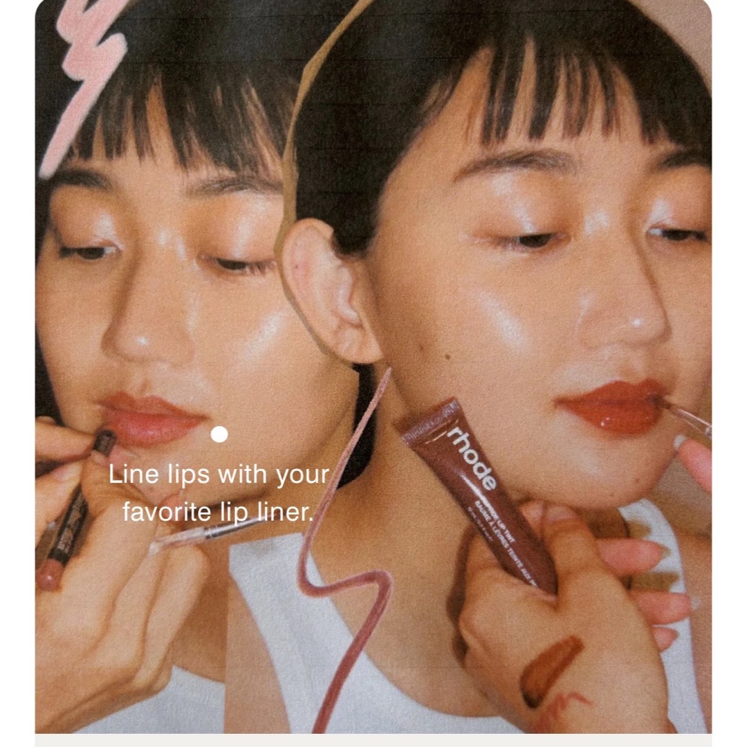 rhode skin peptide lip tint espresso コスメ/美容のベースメイク/化粧品(口紅)の商品写真