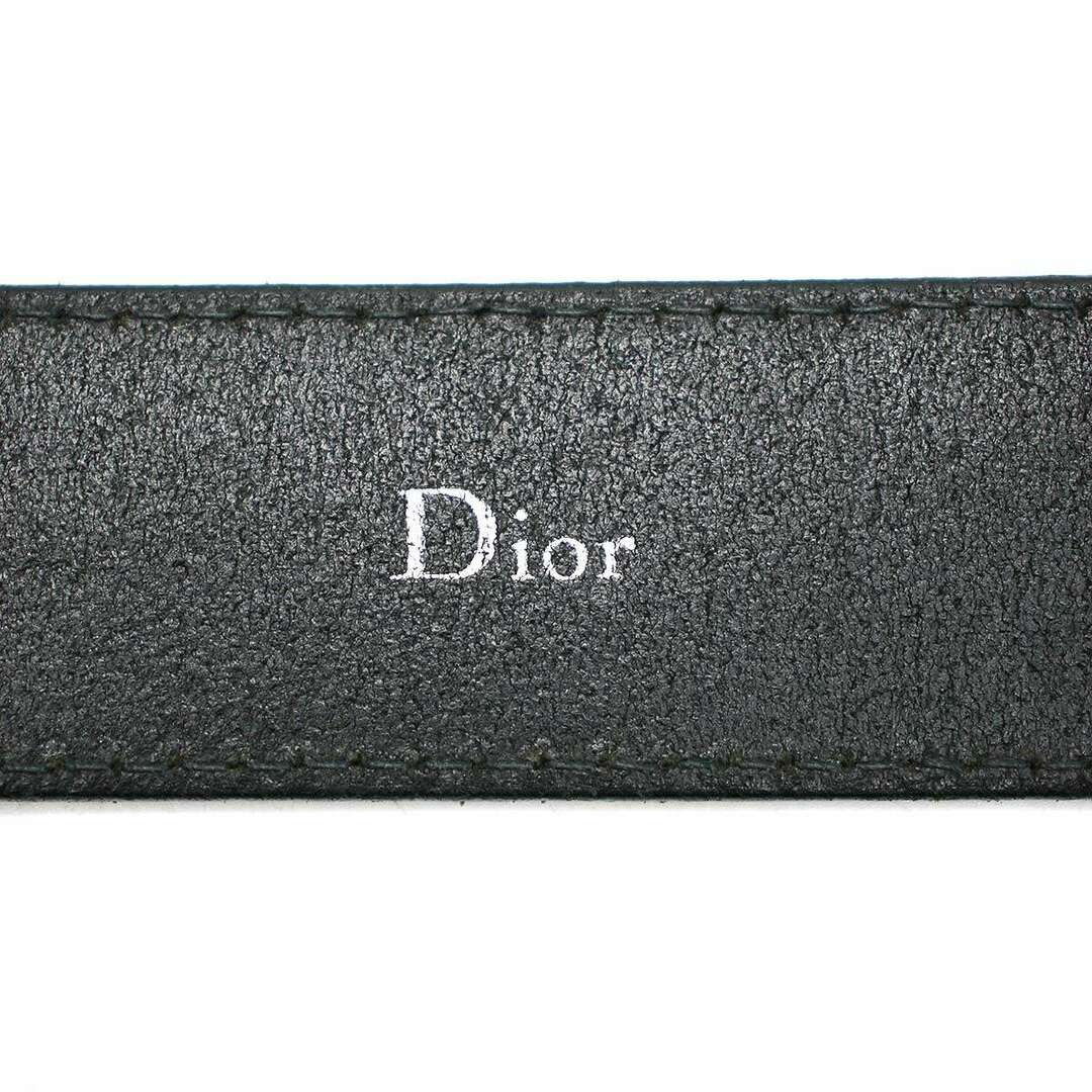 Dior(ディオール)のDior HOMME ディオールオム 2005AW Hバックルレザーベルト ブラック 85 メンズのファッション小物(ベルト)の商品写真