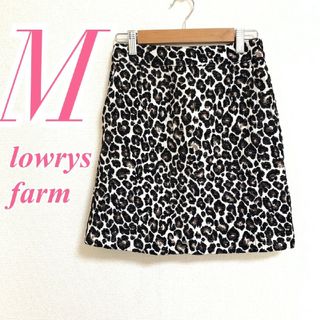 ローリーズファーム(LOWRYS FARM)のローリーズファーム　タイトスカート　M　レオパード　カジュアル　ミニ丈(ミニスカート)