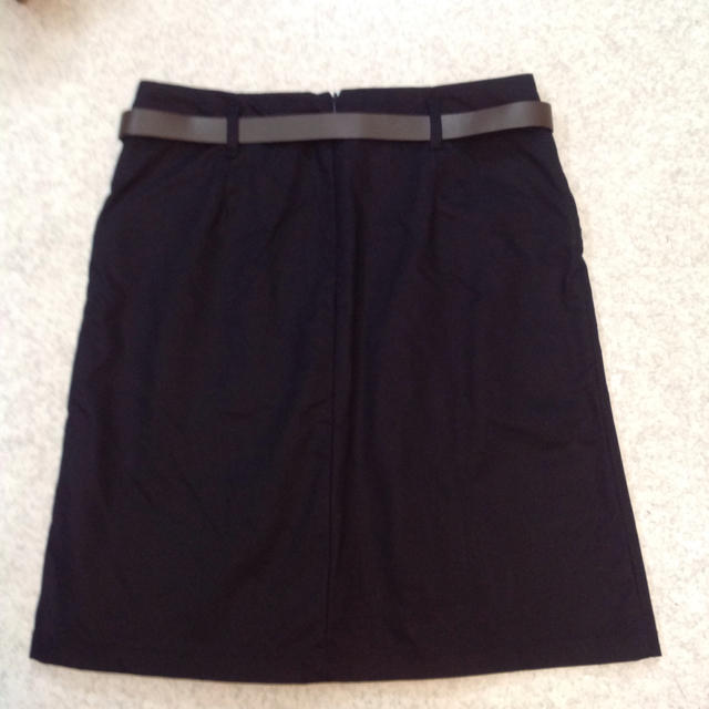 ZARA(ザラ)のZARA BASIC♡ベルト付きスカート レディースのスカート(ひざ丈スカート)の商品写真