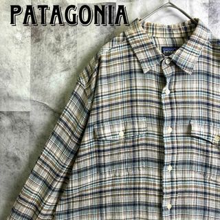 patagonia - パタゴニア メンズ シャツ 魚柄 総柄 アロハシャツ