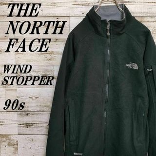 ザノースフェイス(THE NORTH FACE)の【313】90sUS規格ザノースフェイスウィンドストッパーフルジップフリース刺繍(ブルゾン)