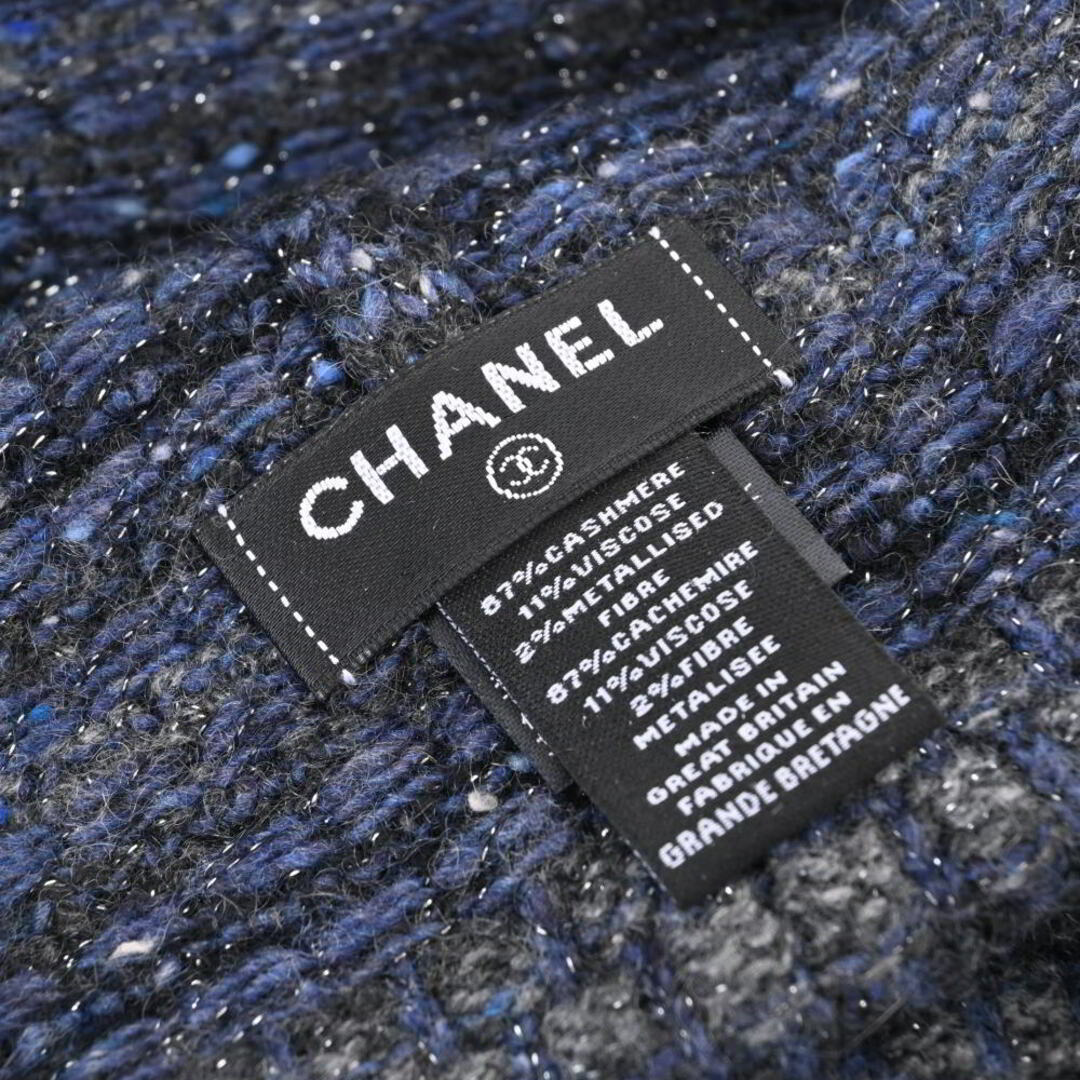 CHANEL(シャネル)のCHANEL カシミヤ混 ココマーク  ニット帽 レディースの帽子(ニット帽/ビーニー)の商品写真