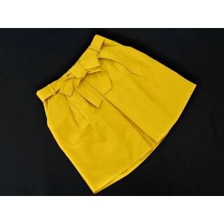 クローラ(CROLLA)のクローラ Aライン 台形 スカート size38/黄 ■◇ レディース(ミニスカート)