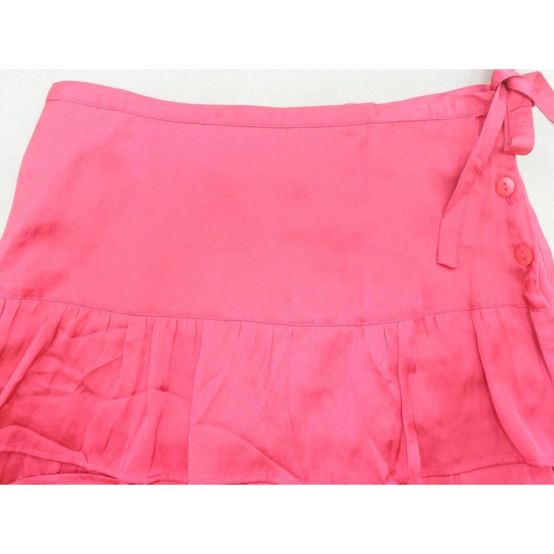 agnes b.(アニエスベー)のアニエスベー サテン ティアード スカート size36/ピンク ■◇ レディース レディースのスカート(ミニスカート)の商品写真