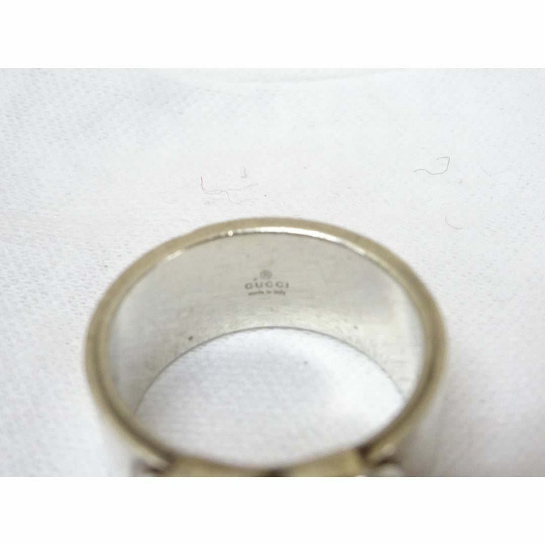 Gucci(グッチ)のK渋060/ GUCCI  リング 指輪 925 刻印あり インターロッキングＧ レディースのアクセサリー(リング(指輪))の商品写真