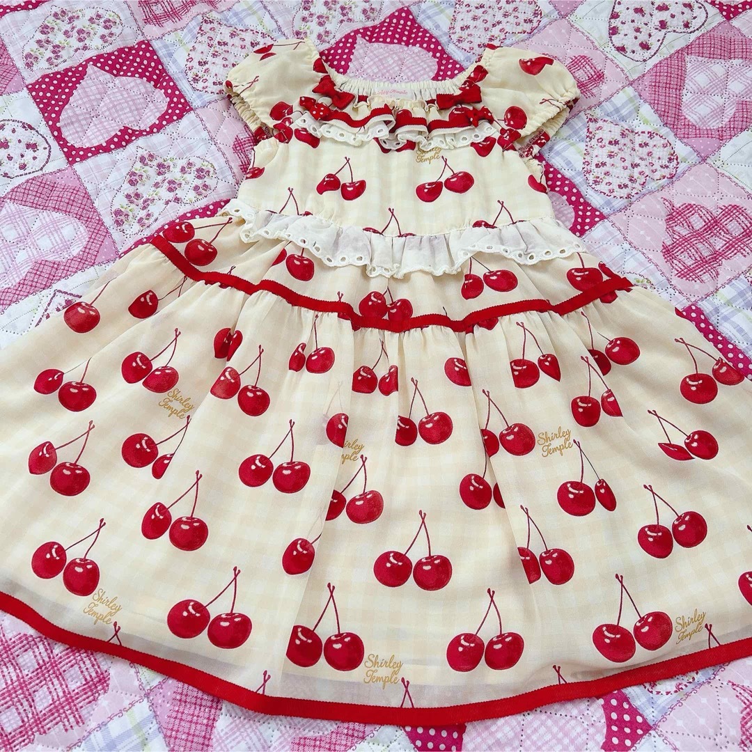 Shirley Temple(シャーリーテンプル)のシャーリー110 キッズ/ベビー/マタニティのキッズ服女の子用(90cm~)(ワンピース)の商品写真