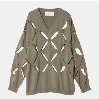 リステア(RESTIR)の値下げ！IRENE アイレネ Slit Pullover Knit 完売品(シャツ/ブラウス(長袖/七分))