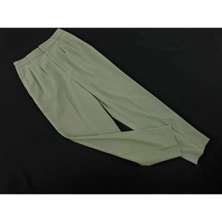 ローリーズファーム(LOWRYS FARM)のLOWRYS FARM ローリーズファーム タック センタープレス テーパード パンツ sizeS/緑 ■■ レディース(その他)