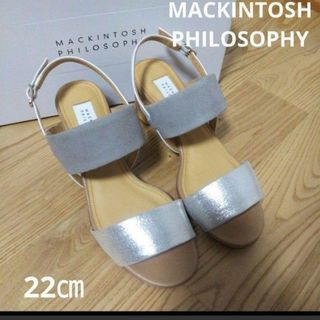 マッキントッシュフィロソフィー(MACKINTOSH PHILOSOPHY)の新品22000円☆マッキントッシュフィロソフィー バックストラップサンダル 22(サンダル)