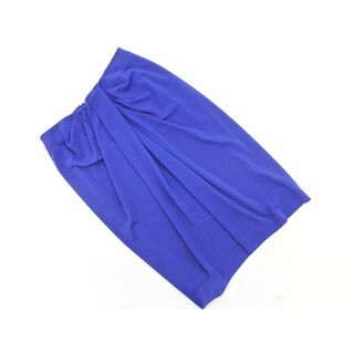 モガ(MOGA)のMOGA モガ ストレッチ タイト スカート size2/青 ■■ レディース(ひざ丈スカート)