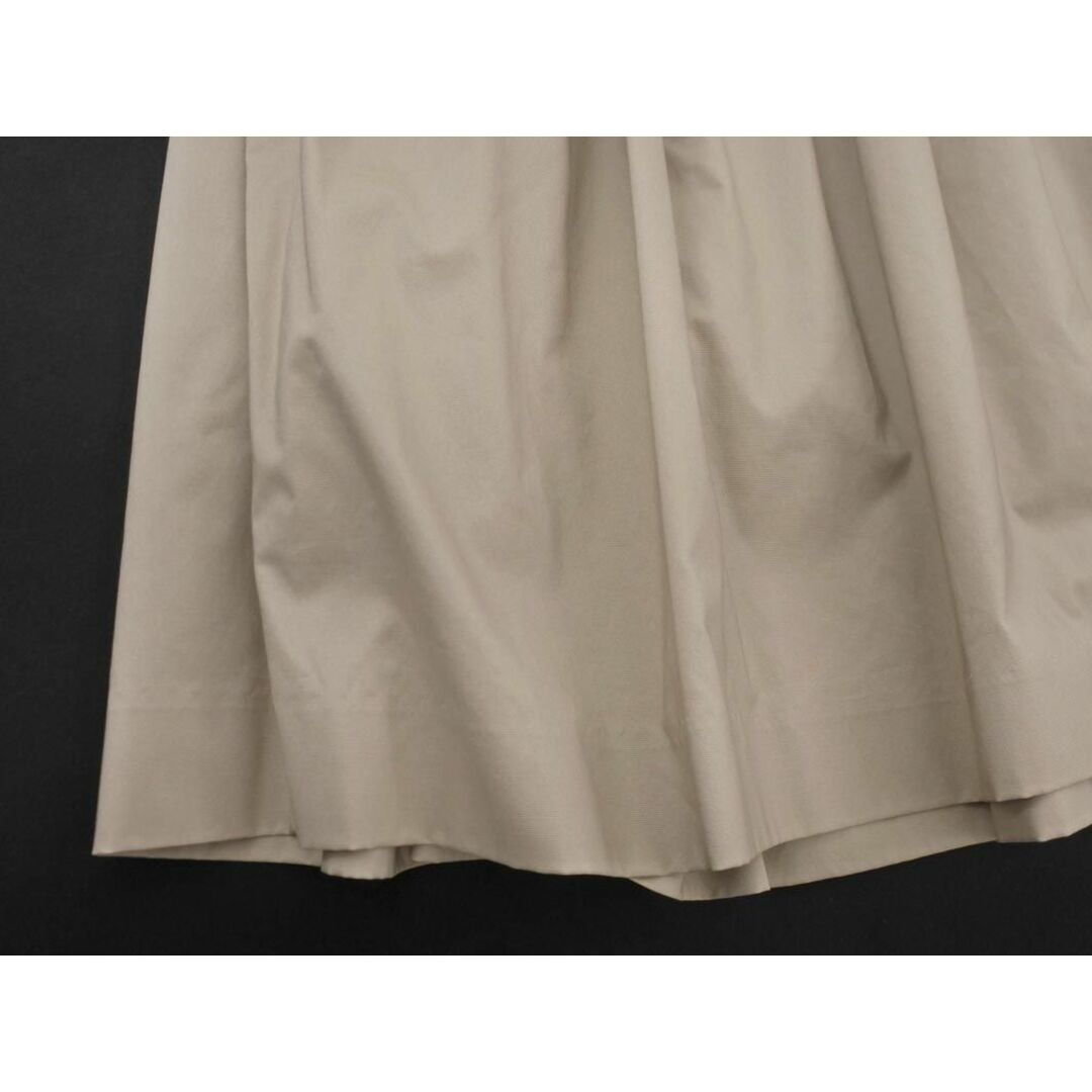 MICHEL KLEIN(ミッシェルクラン)のMICHEL KLEIN ミッシェルクラン ギャザー Aライン 台形 スカート size36/ベージュ ■■ レディース レディースのスカート(ミニスカート)の商品写真