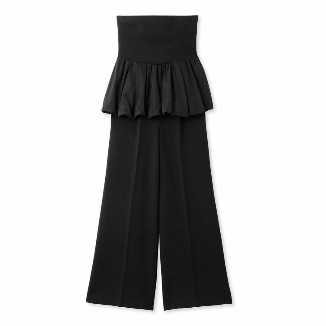 SNIDEL - 【新品】SNIDEL ペプラムベアトップ&パンツセット BLK SNIDEL - 【新品】SNIDEL ペプラムベアトップ&パンツセット BLK