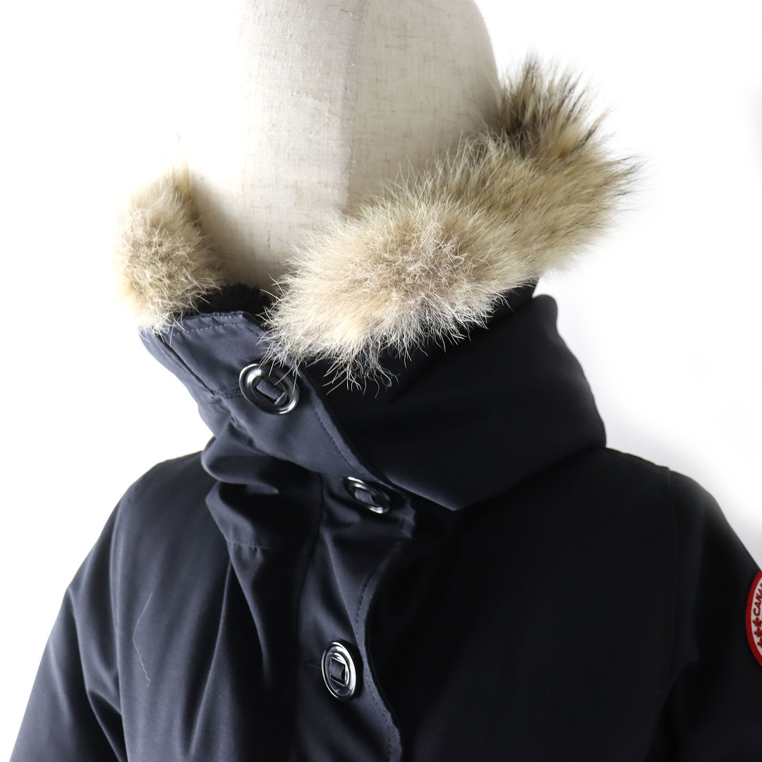 CANADA GOOSE(カナダグース)の人気 CANADA GOOSE カナダグース 2603JL BRONTE PARKA ブロンテパーカ ファー・フード付き ダウンコート ネイビー XS 日本サイズ約S カナダ製 正規品 レディース レディースのジャケット/アウター(ダウンコート)の商品写真